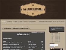 Tablet Screenshot of lasuccursale.com